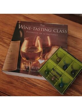 New Pier one Drink charms and Wine Tasting Class Kit NEW Gift Set